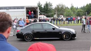 BMW M5 E60 5.8L - 116db ! - Loudest V10 Sound ever! STROKER @ Supercars Event Meinerzhagen HD