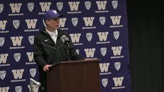 UW vs. Stanford - Coach Peterson press conference