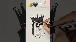 Kolay Beşiktaş Resmi Çizim Ve Boyama, #beşiktaş #fenerbahçe #fenerbahçe #gs #bjk #fb #drawing #art