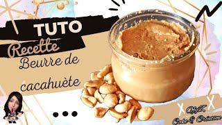 Recette du beurre de cacahuète.