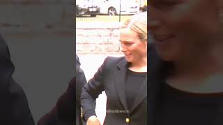 See How Zara Tindall Not Be Able To Hold Back The Tears #shorts #zaratindall