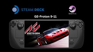 Assetto Corsa - Steam Deck Gameplay | Making the game run with Proton GE