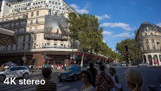 Walking in Paris – Passage du Havre -Almost (4K, Stereo Sounds)