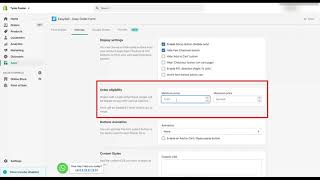 5- Order eligibility - enable form based on total price - EASYSELL