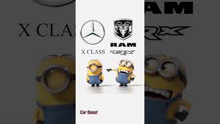 Ram trx Vs mercedes X class minions style fun#status #asmr #funny #tiktok #trending #car #foryou #