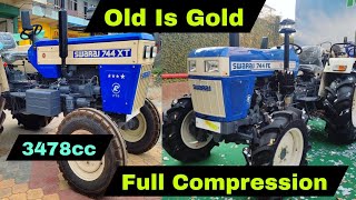 Swaraj 744 XT 2022 vs FE 2023 Model Full Compression In hindi