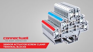 Sensor & Actuator Screw Clamp Terminal Blocks | Connectwell