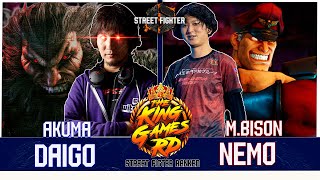 RANKED matches SF6 ▰ DAIGO UMEHARA (AKUMA) VS NEMO(BISON) ▰ High Level Gameplay  streetfighter6