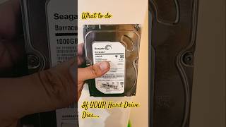 What to do if your hard drive dies!  #shorts #quicktips #techtips