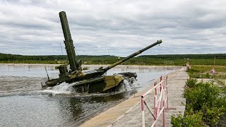 T-90M with the deep water fording kit