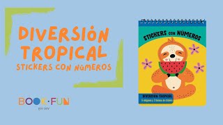 Diversión Tropical (Stickers con números)