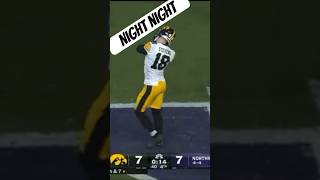 Iowa lulls Northwestern to sleep. Drew Stevens College Football Playoff #bigten #collegefootball