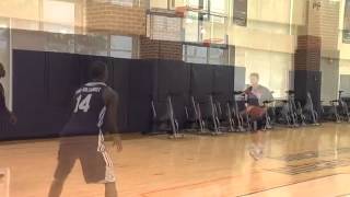 Michael Kidd-Gilchrist practicing on his Jumpshot