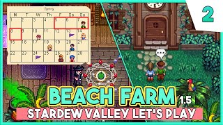 Community Center | Stardew Valley 1.5 Beginner's Guide LP 🐚 Beach Farm Ep.2