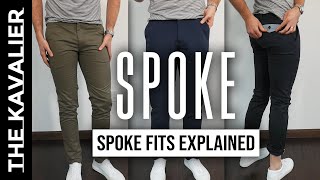 Spoke Chinos Fit Test - A,B,C Fits Explained (Sharps, Bulletproofs, Hardys, Denim)