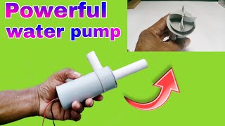 how to make a powerful water pump at home | how to make a powerful water pump with 775 motor