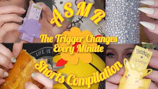 ASMR Shorts Compilation the Trigger Changes Every Minute for People With ADHD & who get Bored Easily