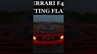 ferrari  f40 acalrating  pure sound