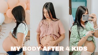 What My Body Looks Like After 4 Kids | 6 Months Postpartum Update With Baby #4