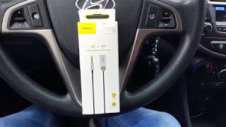 Bluetooth адаптер Baseus в Hyundai Solaris