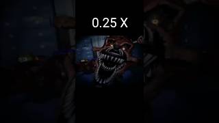 FNaF 4 - Foxy Jumpscare 0.25x - 2x speed