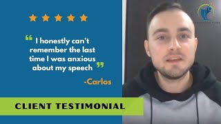 Transforming Anxiety to Confidence | Carlos's Pro90d Testimonial | Overcome Stuttering