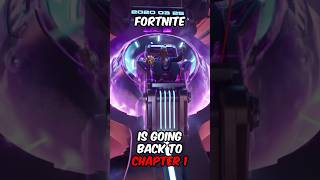 The fortnite island is going back to Chapter 1! #shorts