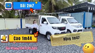 Xe tải nhỏ SRM T20A và SRM T30 thùng bạt tải 930kg // Nhận xe nhanh với 60củ