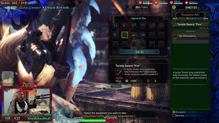 Monster Hunter World - Taroth Sword "Fire"