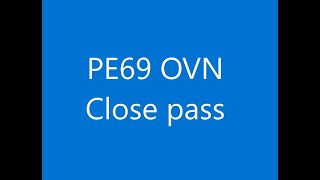 PE69 OVN Close pass. NIP driving without reasonable consideration