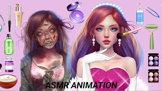 asmr makeup animation smile bamsmile bam eyeasmr earcleaning