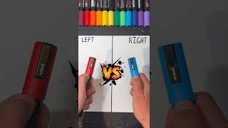 Drawing, But Left Hand Vs Right Hand!(VOICE REVEAL) #art #shortsfeed #vs