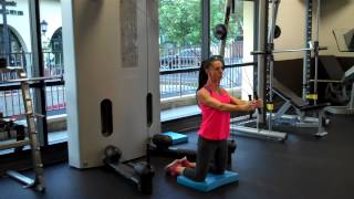 Abdominal Pull Overs on Kinesis