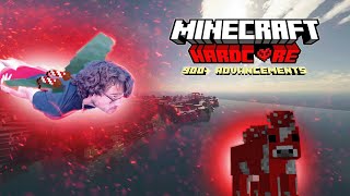 🔴 Minecraft Hardcore but with 900+ NEW ADVANCEMENTS! (S1 E16) Exploring My World!