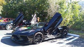 NEW CORVETTE WITH JOKER MURAL