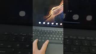 How to lock & unlock s8 ultra keyboard touch pad? fn+space