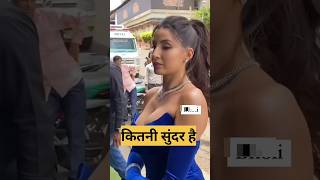 Nora fatehi in Blue dress #norafatehi #shorts #bollywood