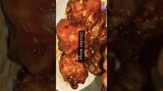 Hot Garlic Baked Chicken Wings| watch full video in my channel plz check coment box for link #shorts