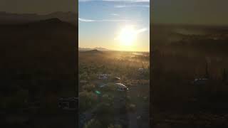 Flying Over Gold Canyon, Arizona