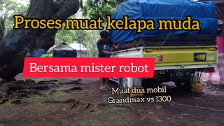 granmax pickup vs L300 muat kelapa muda