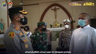 JELANG NATAL DAN TAHUN BARU 2022, POLRES PROBOLINGGO CEK KEAMANAN GEREJA