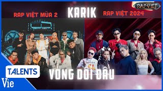 Ngạo nghễ team Karik 2 mùa Rap Việt, toàn "quái vật" khủng với những bản rap viral tại vòng đối đầu