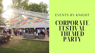 Festival Themed Corporate Summer Party