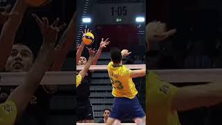 block terkecoh umpan seter brazil?!? #volleyball