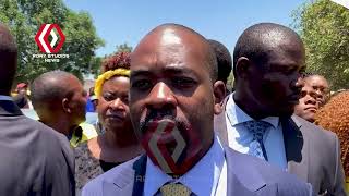 Chamisa latest - Government should issue a condolence message