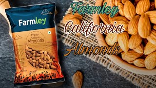 farmley popular California ALMONDS / Unpolished / Protein rich / No Adulteration