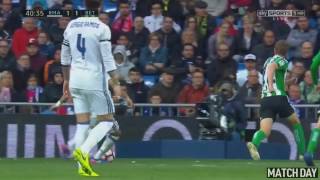 Cristiano Ronaldo Header Goal   Real Madrid vs Real Betis 1 1   La Liga 12032017 HD