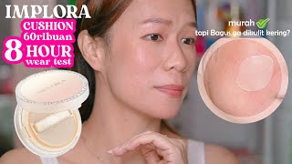 REVIEW CUSHION: IMPLORA HEALTHY GLOW CUSHION + WEAR TEST GLOW FINISH DI KULIT KERING 🤷‍♀️