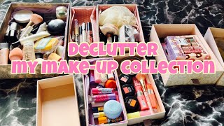 DECLUTTER My Make-Up Collection With Me