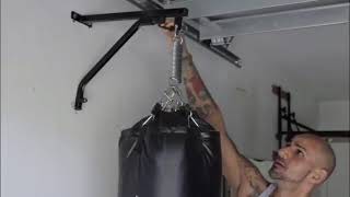 How to assemble the Wall mount boxing bag hanger? Here is a detailed explanation.